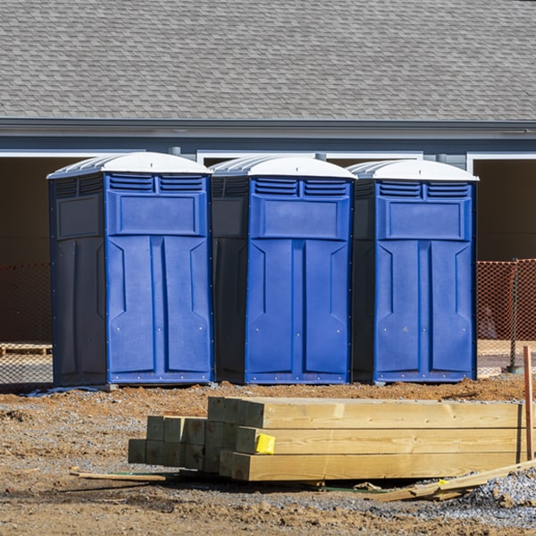 are there any restrictions on what items can be disposed of in the porta potties in Lake Santee IN